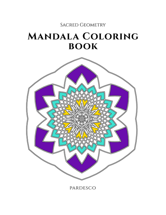 Sacred Geometry Mandala Coloring Pages